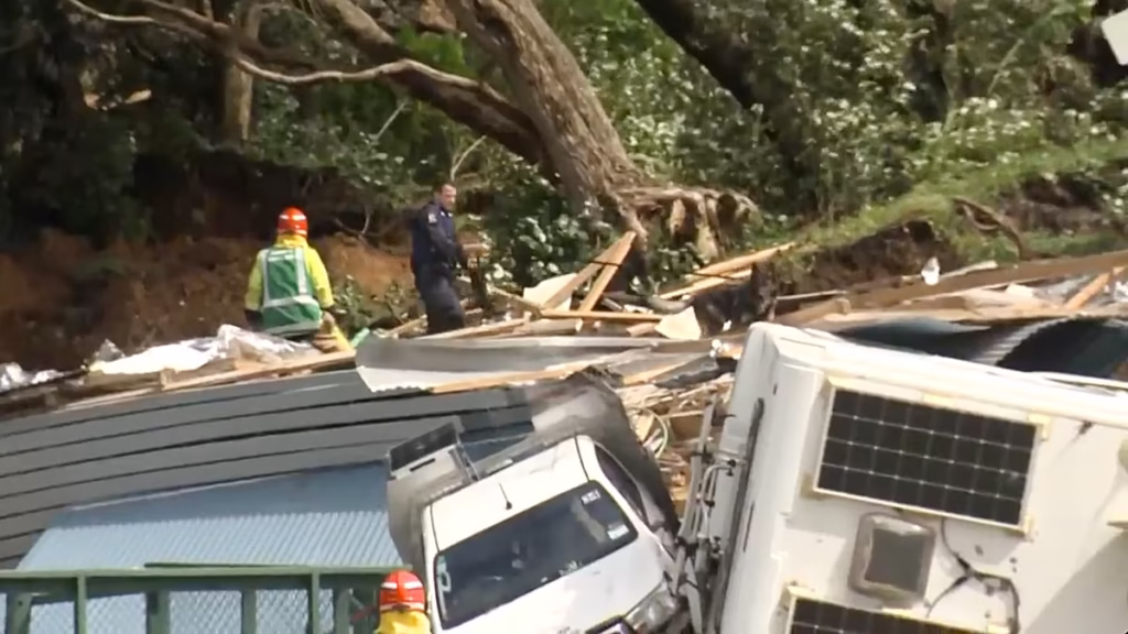 New Zealand landslide traps campers, children among the missing