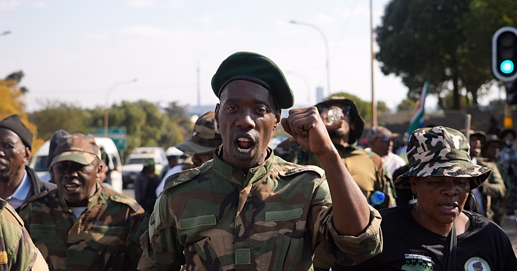 Protesters in South Africa call for stricter immigration laws and border controls