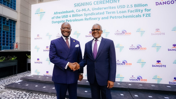 Afreximbank supports Dangote Group as it targets US$100 billion annual revenue by 2030