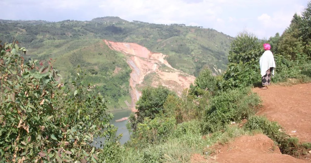 Recurring landslides in northern Rwanda destroy land and farmland