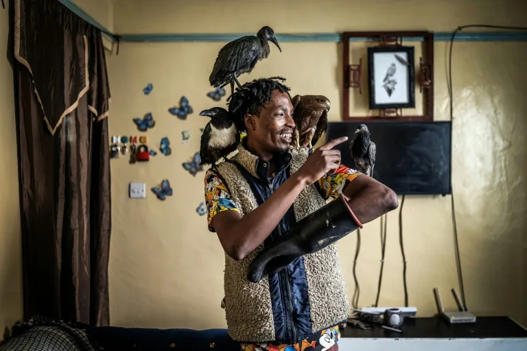 Kenya ‘Birdman’ is internet hit but worries health officials