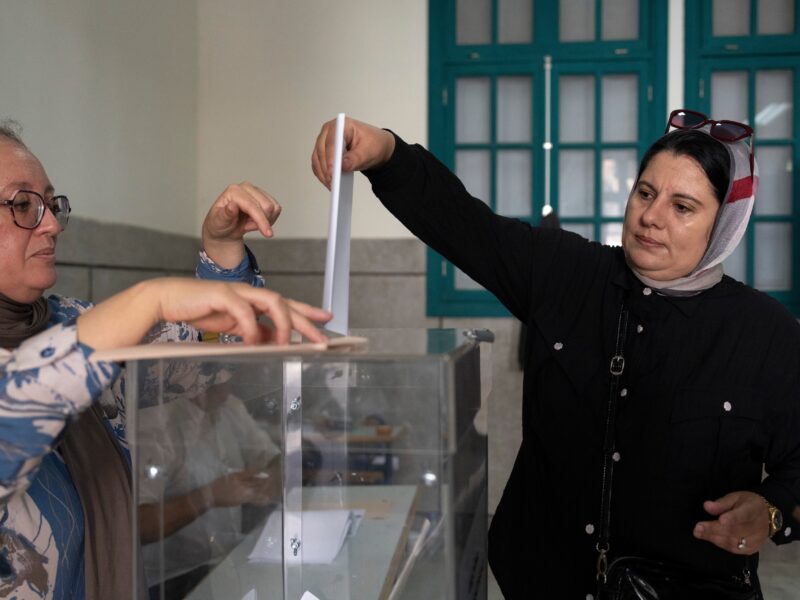 Morocco’s opposition leader casts vote in parliamentary election
