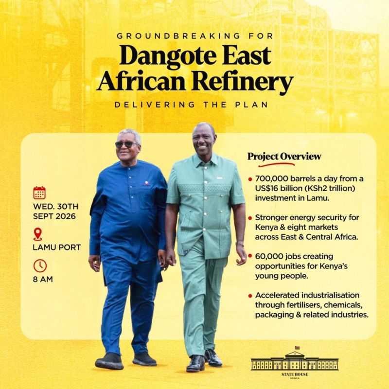 Dangote East African Refinery Breaks Ground, Sets Stage for Project Delivery
