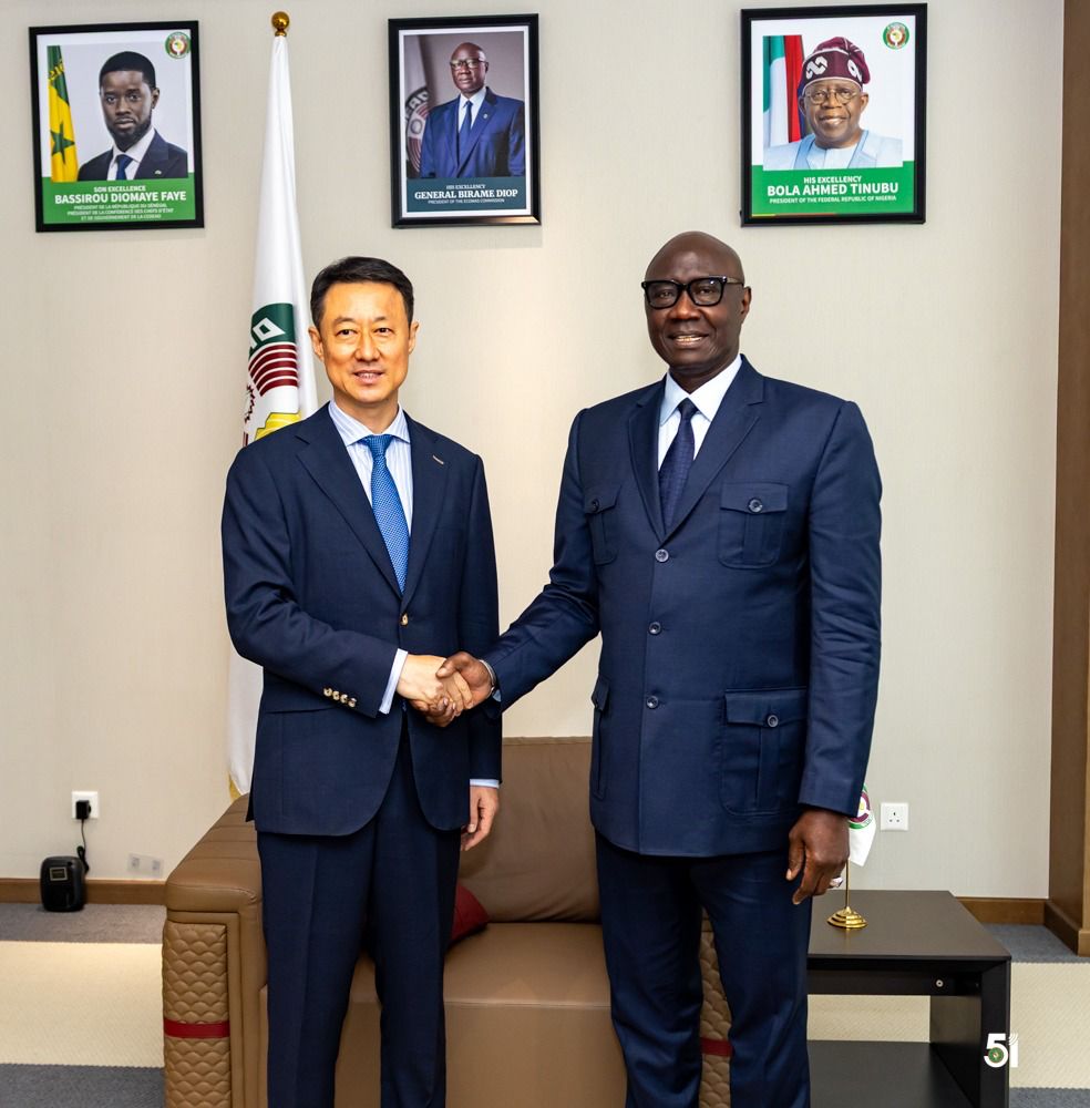 ECOWAS, China Pledge Cooperation In security, Infrastructure, Regional Devt.